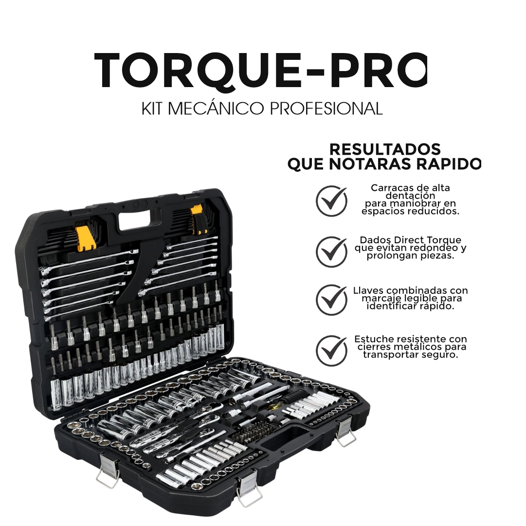 TORQUEPRO – Kit Mecánico Profesional