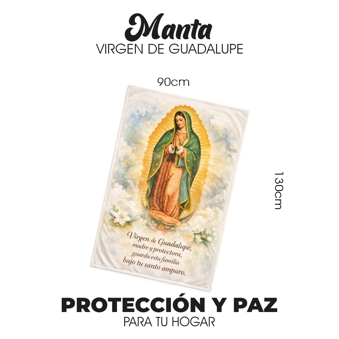 Manta virgen guadalupe